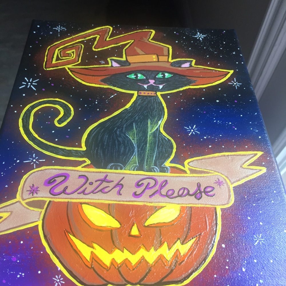 [Original Painting] ” Witch Please” - Picture 12 of 13